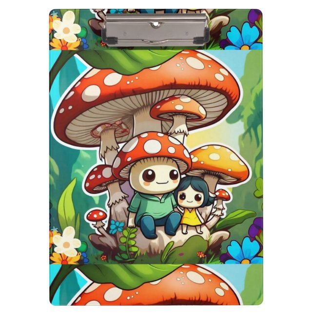 "Die Mushroom-Nachbarschaft" Klemmbrett (Vorderseite)