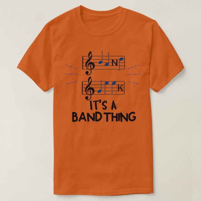 Die MUSIC-Band hat ein Band-Geschenk  T-Shirt (Design vorne)