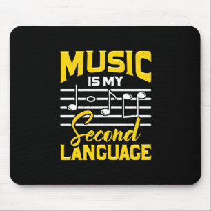Die Musik des Lehrers ist meine zweite Sprache Mousepad