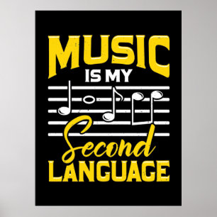 Die Musik des Lehrers ist meine zweite Sprache Poster