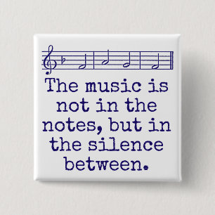 Die Musik ist nicht in den Notizen - Musikangebot Button