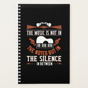 Die Musik ist nicht in den Notizen Planer