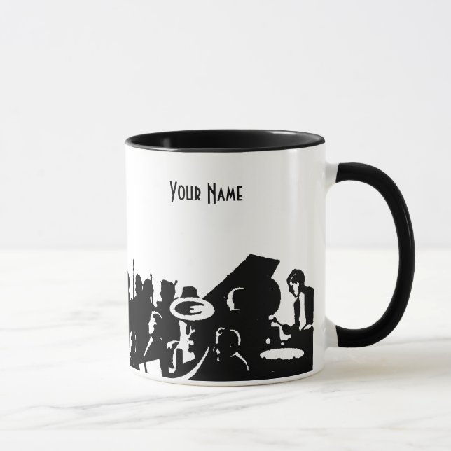 Die Musik leiten - personalisierte Tasse (Rechts)