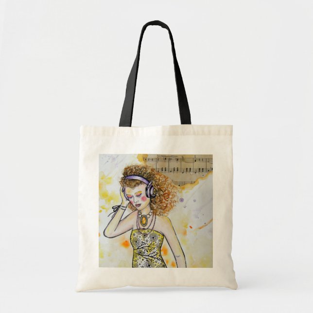 Die Musik-Tasche Tragetasche (Vorne)