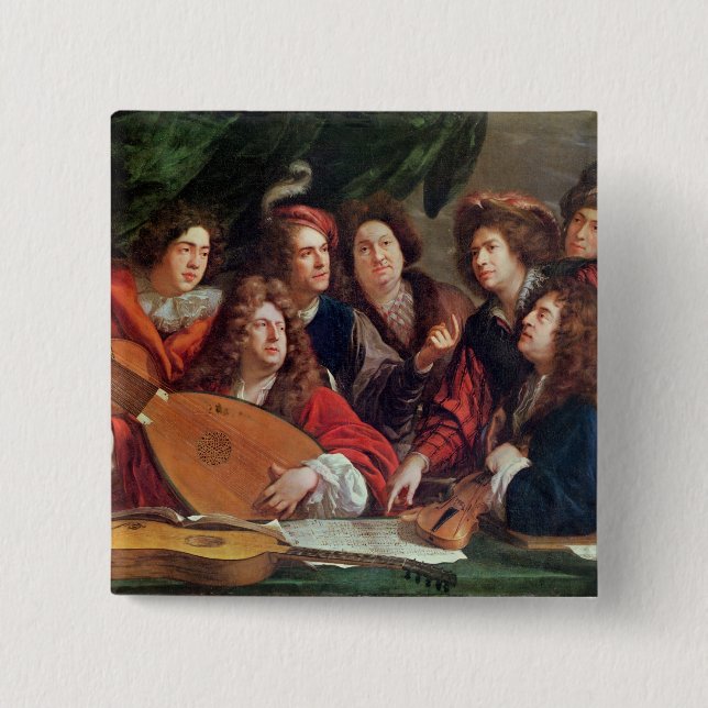 Die musikalische Gesellschaft, 1688 Button (Vorderseite)