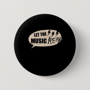 Die Musikspitze gelassen Button