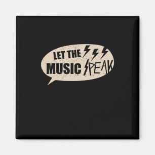 Die Musikspitze gelassen Magnet