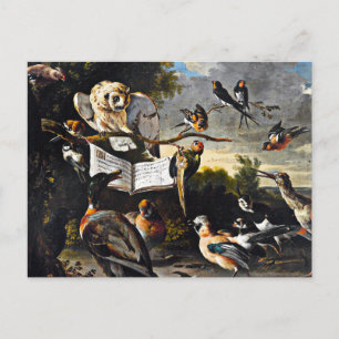 Die Musikstunde Postkarte