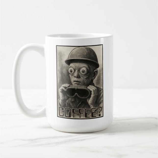 Die Mutante Big Eyes Radioaktive Tasse (Links)