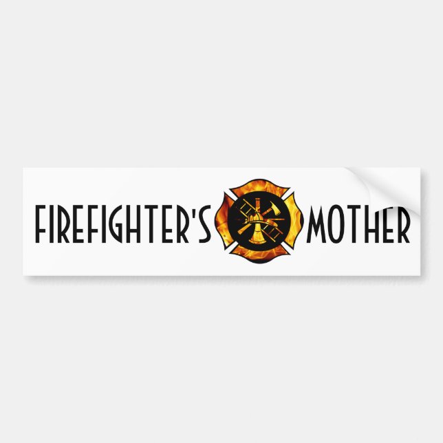 Die Mutter-Autoaufkleber des Feuerwehrmanns Autoaufkleber (Vorne)