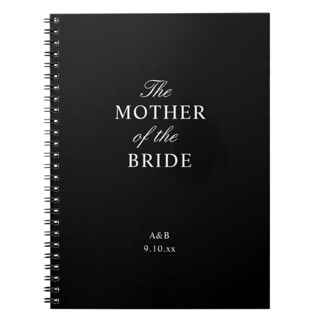 Die Mutter des Bride Spiral-Notebooks Notizblock (Vorderseite)