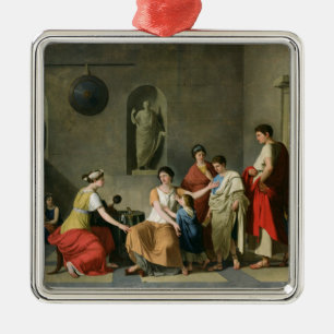 Die Mutter des Gracchi, c.1780 Ornament Aus Metall