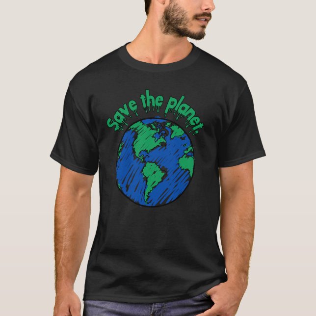 Die Mutter Erde - rettet den Planeten T-Shirt (Vorderseite)
