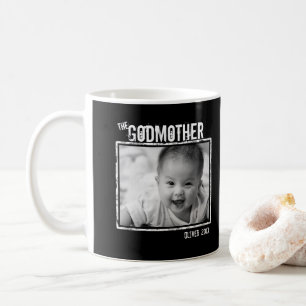 Die Mutter Gottes   Personalisiertes Foto und Name Kaffeetasse