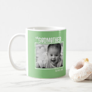 Die Mutter Gottes Personalisiertes Foto und Name Kaffeetasse