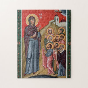 Die Mutter Gottes und das kommende Symbol der nord Puzzle