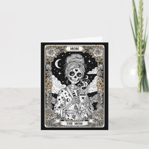 Die Mutter Tarotkarte Skelett vintage gothische Mu Karte