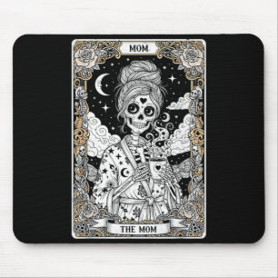 Die Mutter Tarotkarte Skelett vintage gothische Mu Mousepad