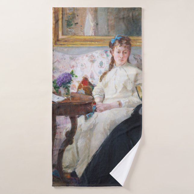 Die Mutter und Schwester des Künstlers, Berthe Mor Badehandtuch (Badehandtuch)