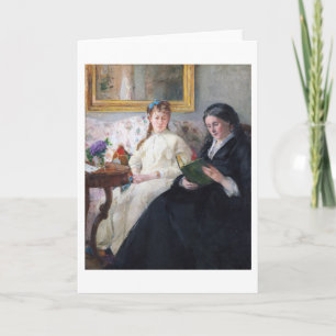 Die Mutter und Schwester des Künstlers, Berthe Mor Karte