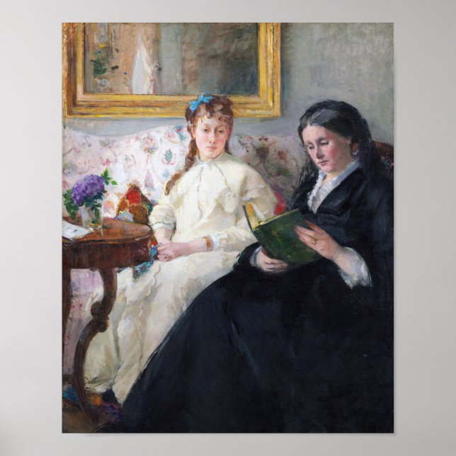 Die Mutter und Schwester des Künstlers, Berthe Mor Poster (Vorne)