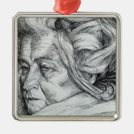 Die Mutter (von Umberto Boccioni) Ornament Aus Metall