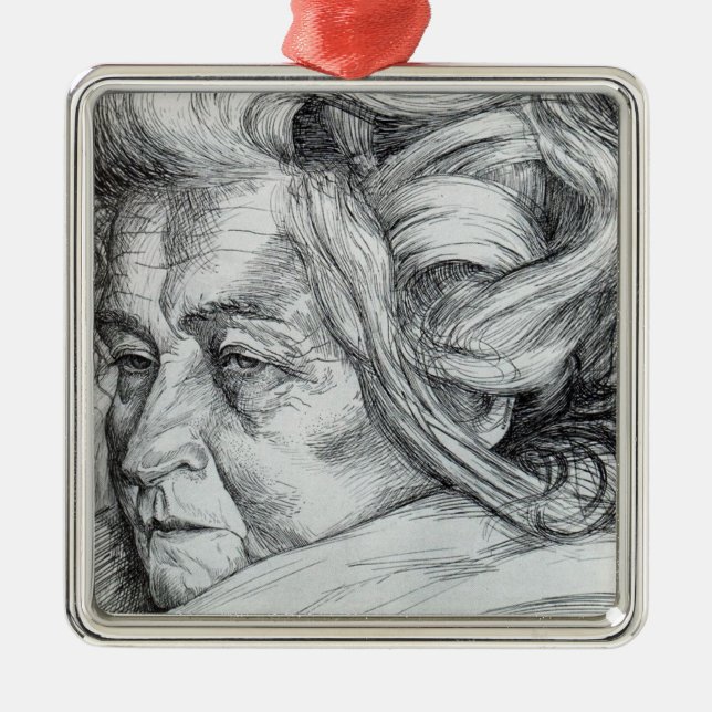 Die Mutter (von Umberto Boccioni) Ornament Aus Metall (Vorne)