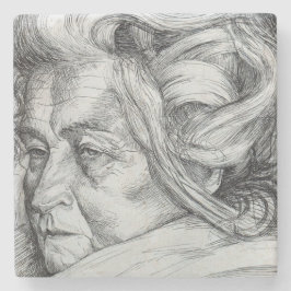 Die Mutter (von Umberto Boccioni) Steinuntersetzer