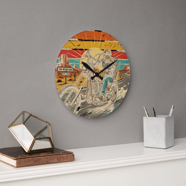 Die Mutterstraße Große Wanduhr (Büro)