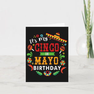 Die "My Cinco De Mayo" Geburtstagsfeier Funny Birt Karte