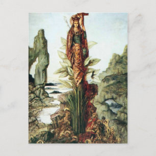 Die Mystic-Blume von Gustave Moreau Postkarte