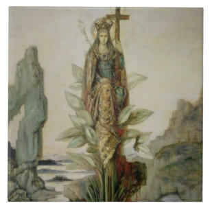 Die mystische Blume Fliese