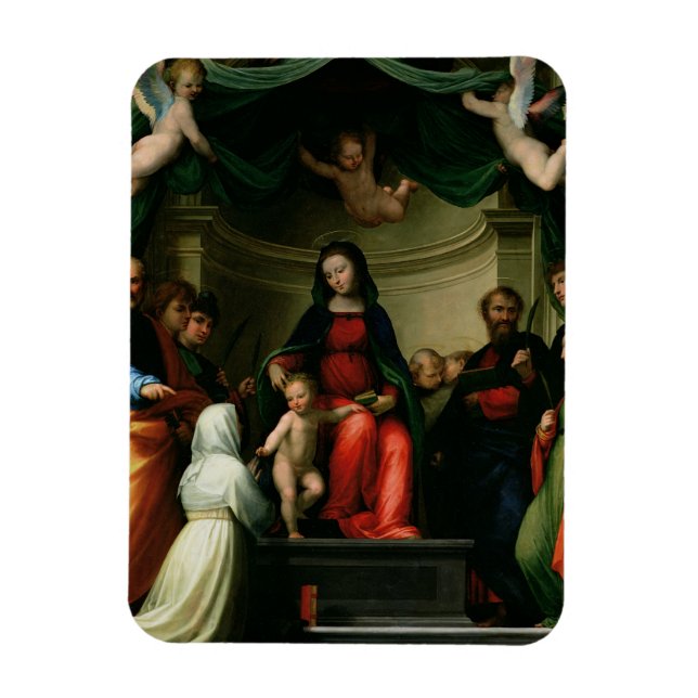 Die mystische Ehe der St. Catherine von Siena mit Magnet (Vertikal)