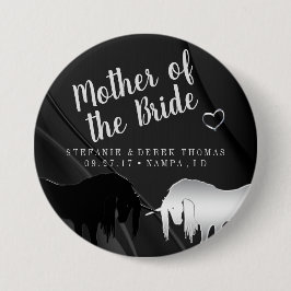 Die mystische Einhornhochzeit (Mutter der Braut) Button