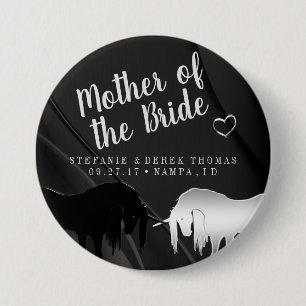 Die mystische Einhornhochzeit (Mutter der Braut) Button