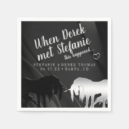 Die mystische Einhornhochzeit (wenn sich Ehemann t Serviette