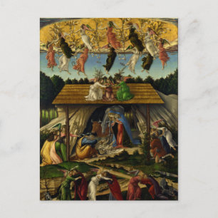 Die mystische Geburt - Botticelli Postkarte