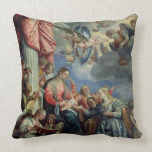 Die mystische Heirat von St. Catherine Kissen