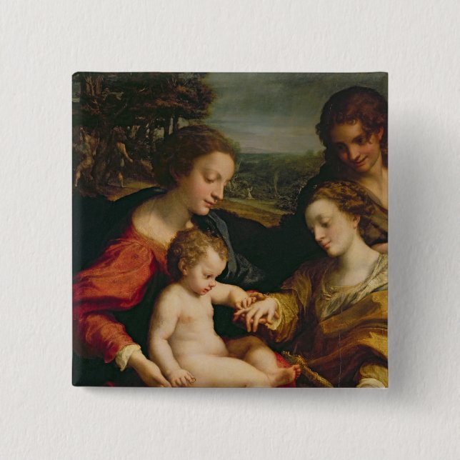 Die mystische Heirat von St. Catherine von Button (Vorderseite)
