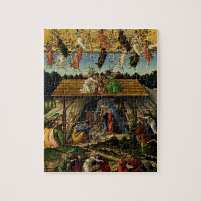 Die mystische Krippe - Botticelli Puzzle (Vertikal)
