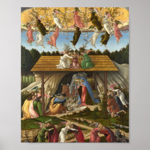 Die mystische Krippe von Sandro Botticelli Poster