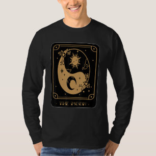 Die mystischen Karten der Mond-Tarot-Karte zaubern T-Shirt