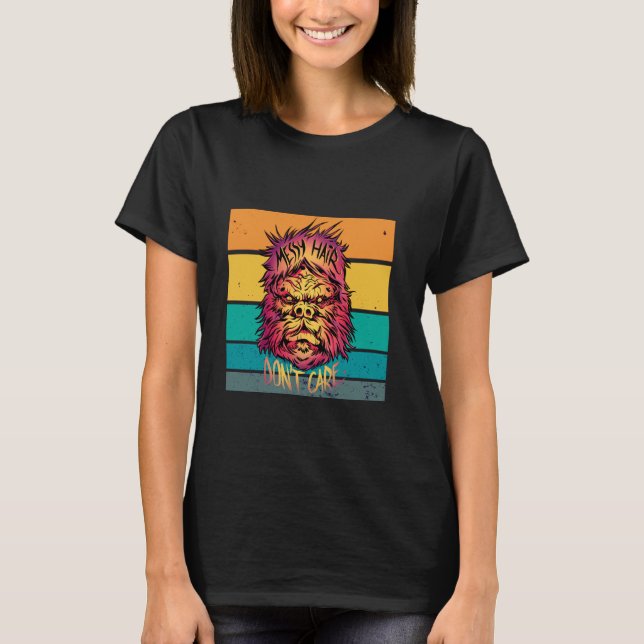 Die mythischen Sasquatch-Haare sind unheimlich T-Shirt (Vorderseite)