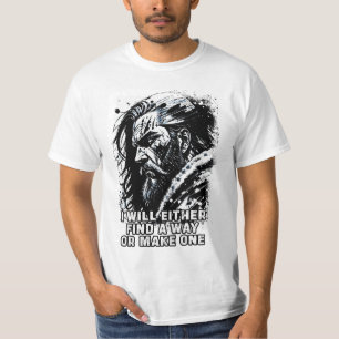 Die Mythologie des Kriegers und der Norse Mächtige T-Shirt