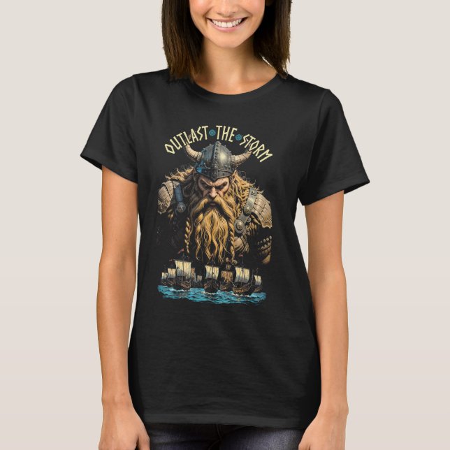 Die Mythologie des Sturms Norse V T-Shirt (Vorderseite)