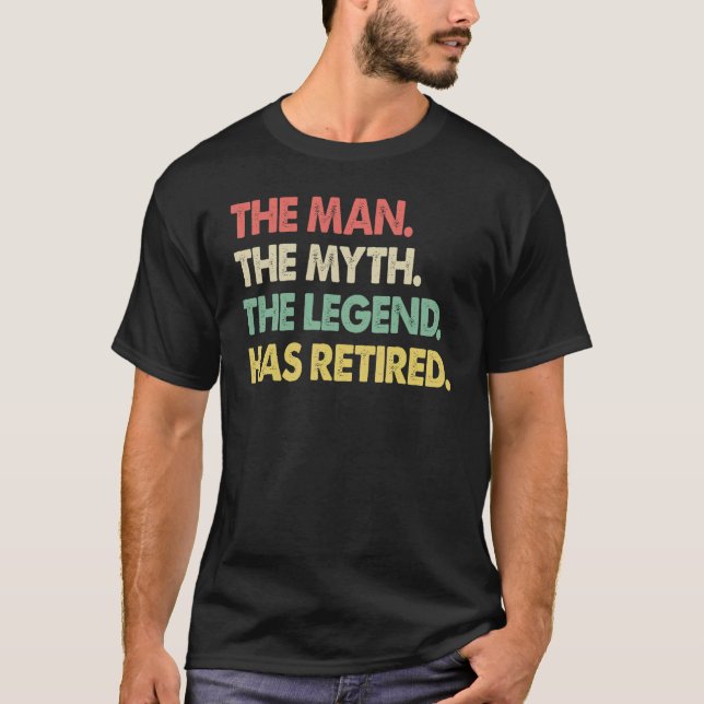 Die Mythos-Legende der Männer Beruf T-Shirt (Vorderseite)