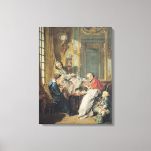 Die Nachmittags-Mahlzeit, 1739 Leinwanddruck
