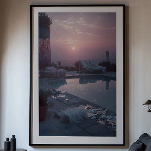 Die Nachpartei: Ein beängstigender Hollywood-Sonne Poster