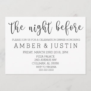 Die Nacht davor  Einladung