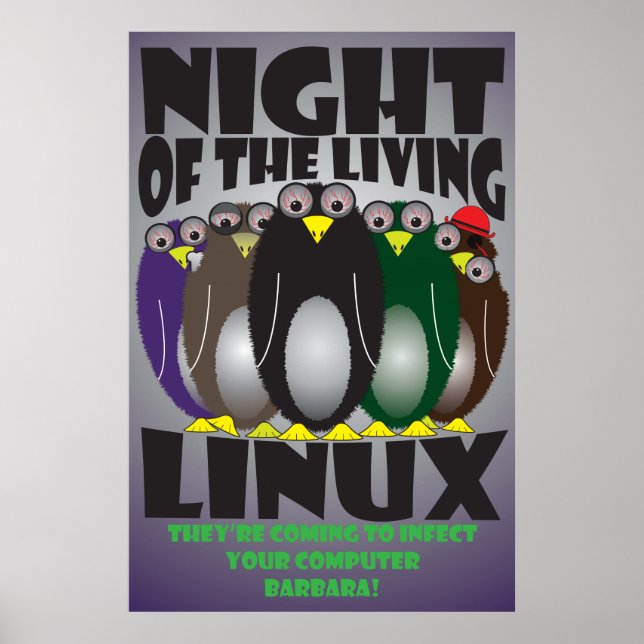 Die Nacht der lebenden Pinguine Poster (Vorne)